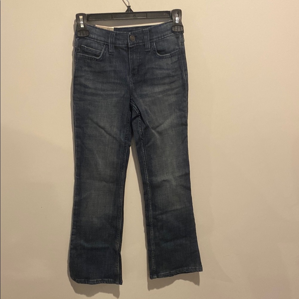 Wrangler Dark Blue Boot Cut Girls Jeans